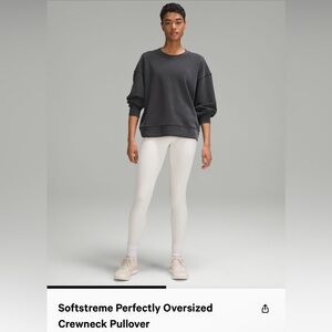 Lululemon softstreme perfectly oversized crew neck pullover